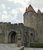 Hlavní vchod do Carcassonne