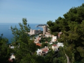 Pohled na Monaco od Roquebrune