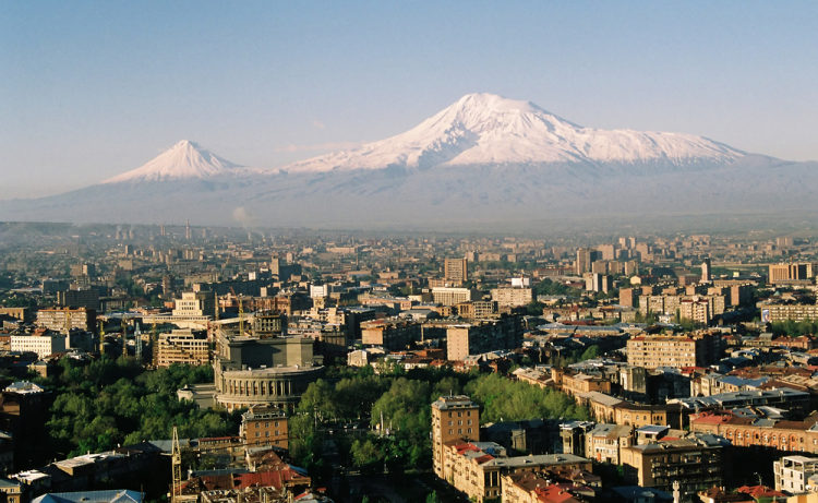Jerevan a hora Ararat