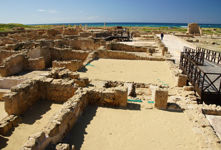Pafos - celý archeologický areál se nazývá Kato Pafos