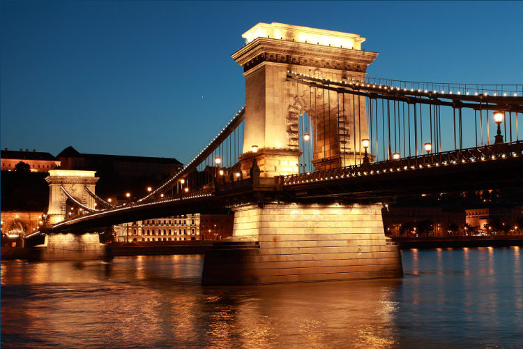 Budapešť - Řetězový most