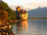 Chateau de Chillon je nejznámější hrad Švýcarska