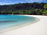 Champagne Beach na ostrově Vanuatu – tady se zabydlel i Duch svatý