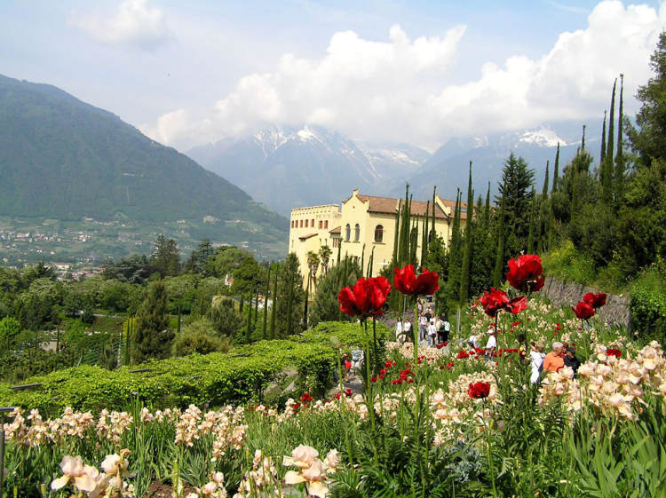 Itálie - Merano - Trauttsmansdorffské zahrady